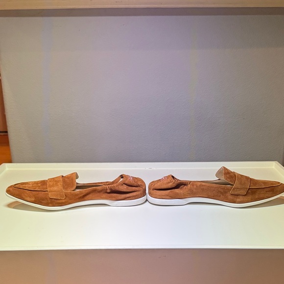 Cole Haan Tan Suede Women's Loafers - Picture 3 of 5